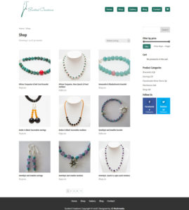 Sunbird Creations website design