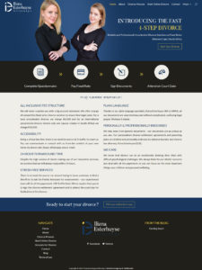 Ilizna Esterhuyse Attorneys (iedivorce) website design